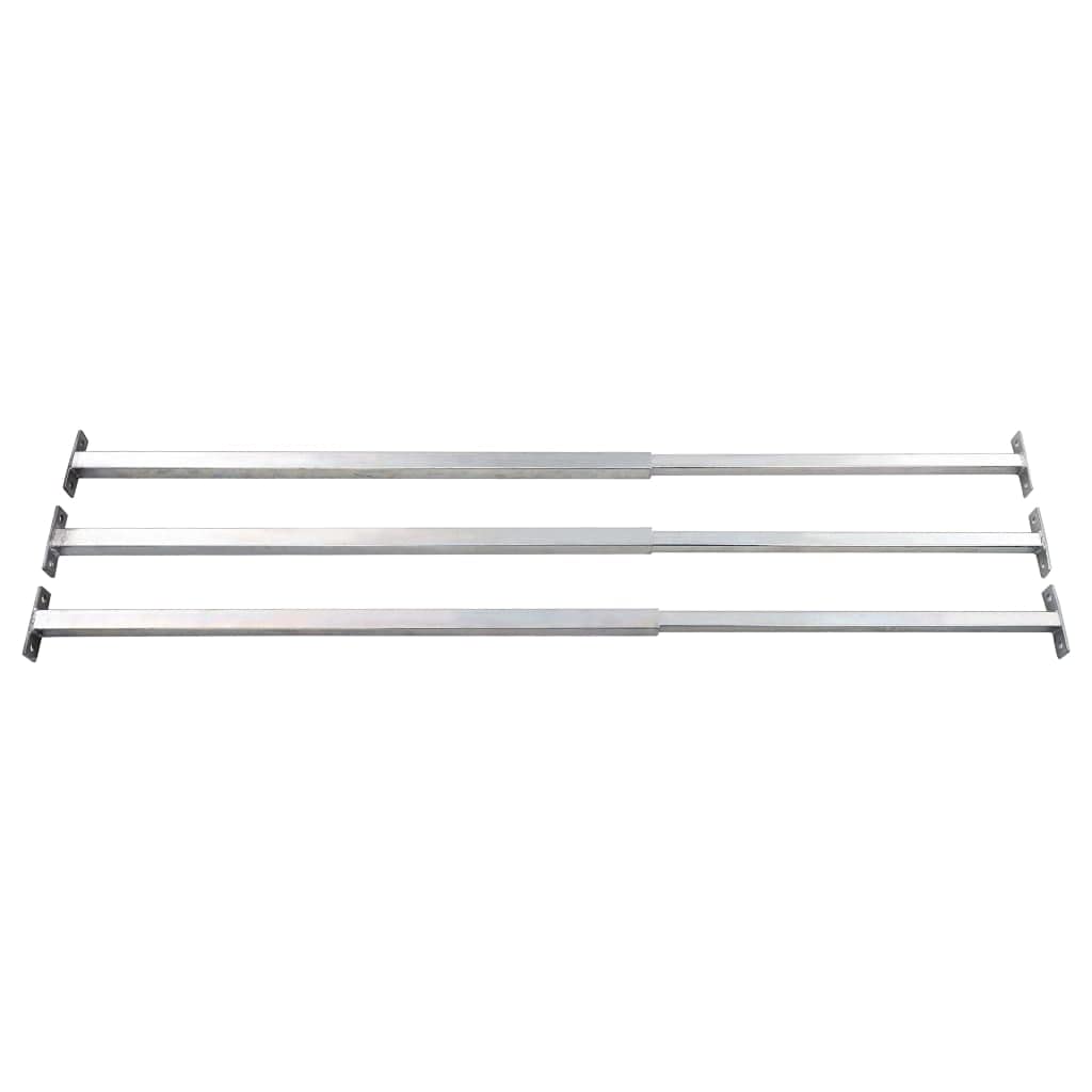 Tidyard Barres de fenêtre réglables de sécurité 3 pcs 710-1200 mm Barre de Sécurité pour Fenêtre