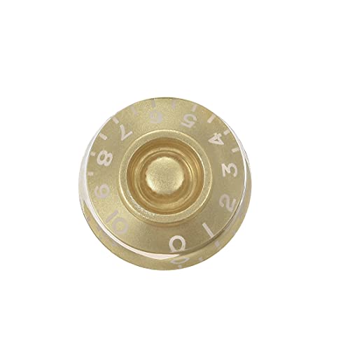 Uxcell Gold Tone 6Mm Potentiometer Control Knobs For Lp Electric Guitar Acrylic Volume Tone Knobs 4Pcs #TOP2