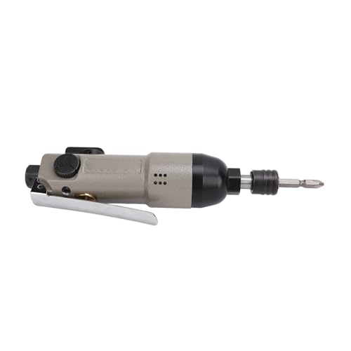 Cocoarm Destornillador Neumático, Destornillador Neumático de 1/4 pulg., Acero de AleacióN de 11000 RPM, 30 a 45 N M 90 Psi con Tubo Silenciador, Agarre Compacto para Instalación de Reparación de