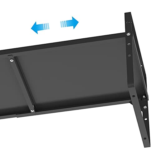 Sanno Expandable Shelf Rack Kitchen Cupboard Shelf, Stackable Cabinet Shelf Organizer Storage Rack, Countertop Organizer Kitchen Pantry Cupboard Pantry,Black, 10" W, 1 Pack #TOP6