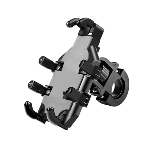 Bike Phone Holder Handlebar, Motorcycle Phone Holder, Bike Phone Mount, Bike Accessories, Anti-Shake&Camera Friendly, Compatible with iPhone, Samsung and All 4.7" to 7.2" Smartphones
