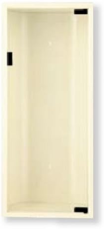 Full Point Shokai Fire Extinguisher Box with Fully Embedded Door, MHED-RO Ivory