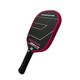 Paddletek Bantam ESQ-C 12.7mm Pickleball Paddle with Polymer Honeycomb Core - Unidirectional RAW Carbon Fiber Pickleball Paddle – Torsional Weighting & Performance Grip - USAPA Approved - 5.5' Handle