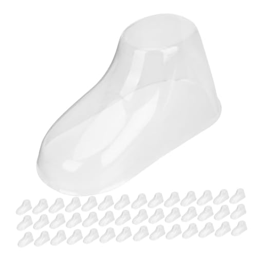 Cabilock Sturdy PVC Baby Foot Model 100pcs Toddler Booties Display Stands for Shop Dec