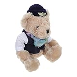 Adorable hôtesse de l'air : look d'ours ajoute des éléments amusants et festifs à n'importe fête ou événement, poupée ours vive, ours en peluche doux