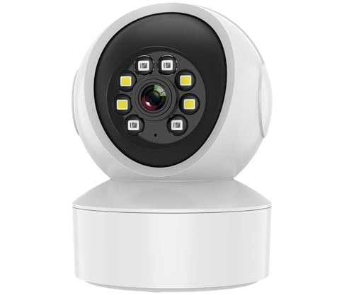 DIYTECH Cámara IP DIY-S49L Vigilancia Interior 1296P, WIIFI/LAN, Visión Nocturna en Color, Motorizada, Detección Humana, Alarma, Audio bidirecional