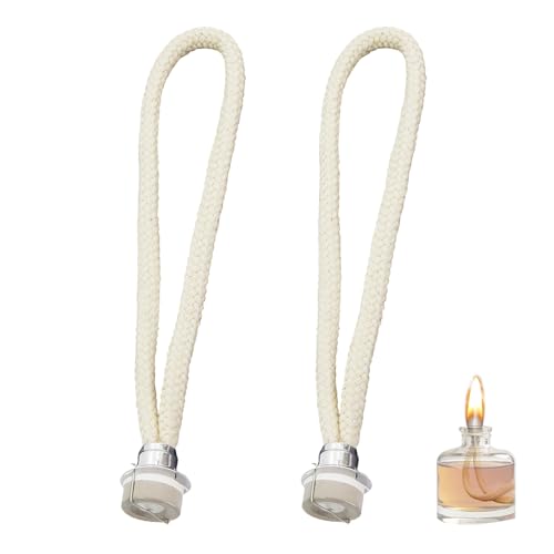 Stalora 2pcs Mèches de Lampe à Huile, Brûleur Catalytique pour Lampe Berger, Recharge et Décoration Maison, Compatible avec Lampe Parfumée, 18mm...