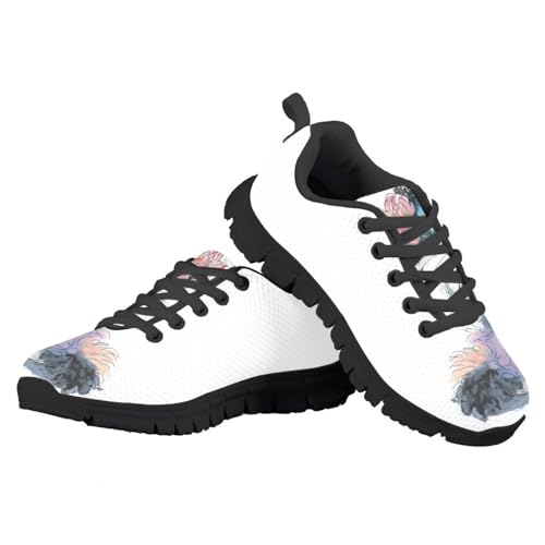 Halloween Shoes for Boys Kids Slip On Tennis Sneakers Fashion Knitted Mesh Bats Print Sports Shoes Lightweight for Tennis Running Walking3