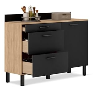 IDMarket Küchenanrichte CINA 120 cm