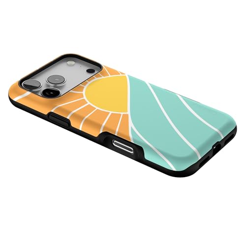 Coque iPhone 17 Pro Max Casely vagues et soleil design de protection compatible MagSafe - 7