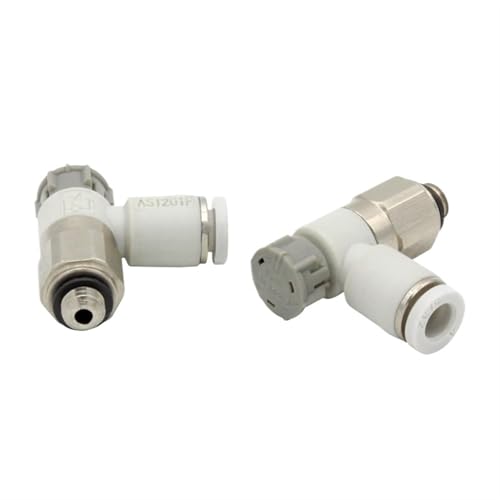 Vanne d'accélérateur pneumatique AS2201F et régulateur de flux d'air 8mm