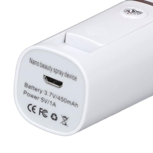 Nano Facial Mister, Wiederaufladbarer USB-Nebelsprüher, Mini-Gesichtsbefeuchter, Tragbare Reinigung der Poren, Feuchtigkeitsspendend, Feuchtigkeitsspendende Hautpflege,