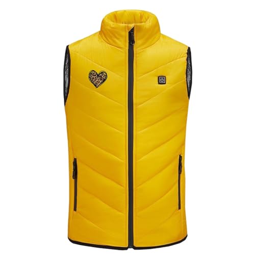 Boys Girls Heated Vest Kids Heating Gilet 2 Heating Zones Heated Jacket 3 Temperature Levels Body Warmer USB Waistcoat