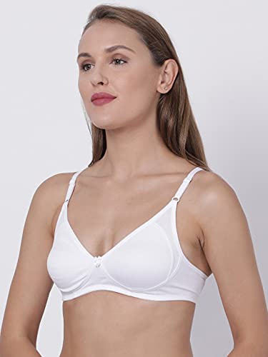 Image of Macrowoman W-Series Women's Cotton Blend Padded Wire Free Modern Seamless Bra