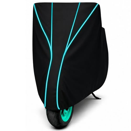 Image of Strong 100% Water Resistance Apache RTR 160 Bike Cover | Motorcycle Body Cover for Rain & Sun | UV Protection, Dustproof, Scratch Resistant, Windproof, Heat Resistant, Vehicle Specific Fit