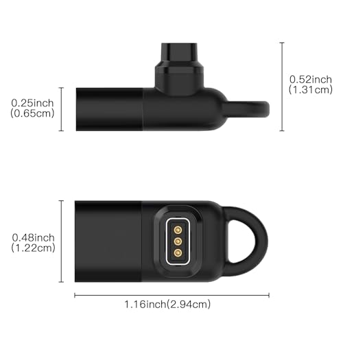 Cargador de ángulo recto para COROS APEX 4 que evita dobleces del cable Tipo C 7