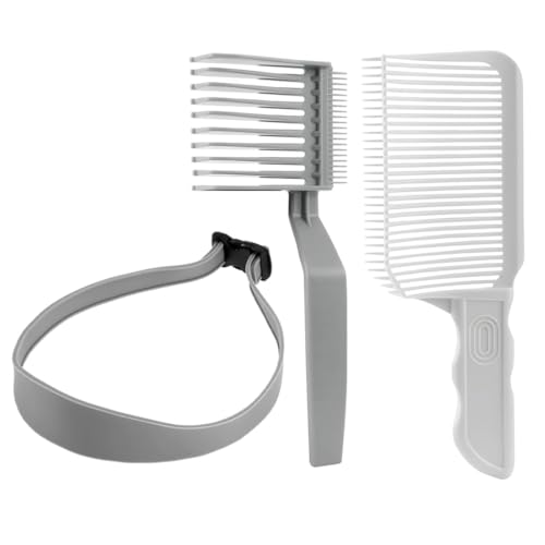 Haircut de Cheveux, Bande de Coupe de Cheveux Incurvée, Outil de Coupe Professionnel, Peignes Pochoir de Coupe de Cheveux, Pochoir de Transition, pour Homme et Enfants DIY(3 PCS)