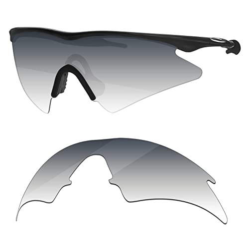 Cblink Replacement Lenses for Oakley M Frame Sweep Sunglasses-Grey Gradient