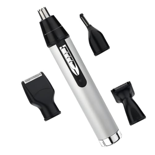 GETAJGHSD Recortador de Vello Nasal y Auricular Chasis de Aluminio Metálico, Fácil de Transportar Diseño Ergonómico para Hombre y Uso Personal en Casa