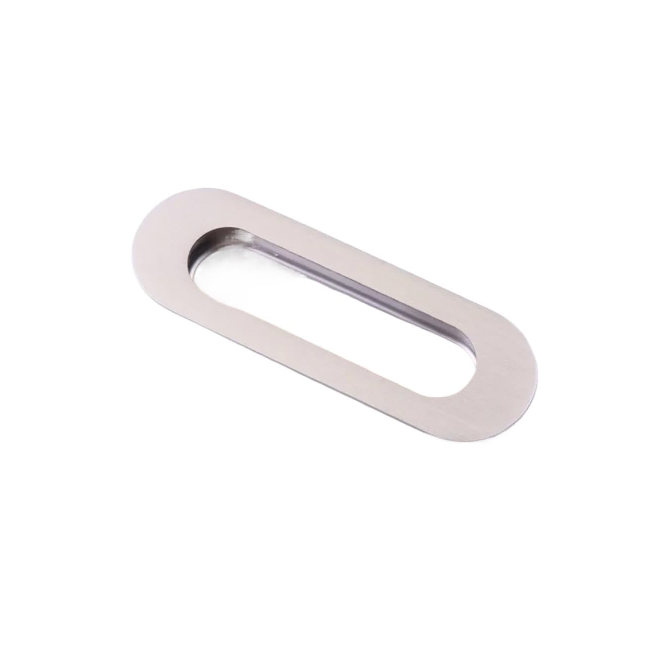 ATEUXOL Recessed Door Handles Concealed Pull Handle Sliding Door Inline Invisible Cabinet Drawer Fastener Embedded Stainless Steel(120X40-1-1)