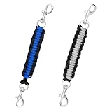 2pcs Clips Sécurité Collier Griffes Chien, Collier Chien Rotatif à 360°17,5cm Rallonge Laisse pour Harnais Connecteur à Double Clip Accessoires Essentiels pour Marche Course Randonnée