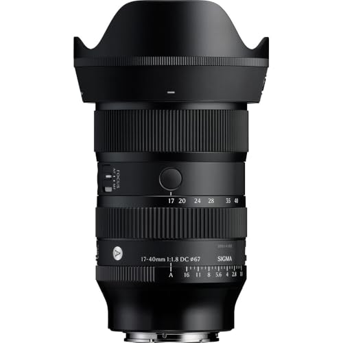 Image of Sigma 17-40mm f /1.8 DC Art Lens Sony E (214965) Bundle. The Ideal Lens for Professional Portraits, Weddings Indoor /Outdoor Adventure, Wildlife, Travel, Sarfari, Vacation, Photo use + Accessories