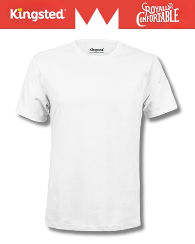 Image of Kingsted T-Shirts for Men Pack - Royally Comfortable - Super Soft Premium Fabric - Well-Crafted Classic Tee