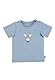 Sterntaler Unisex Baby Gots Kurzarm-shirt Esel Emmi T-Shirt, Hellblau, 56 EU