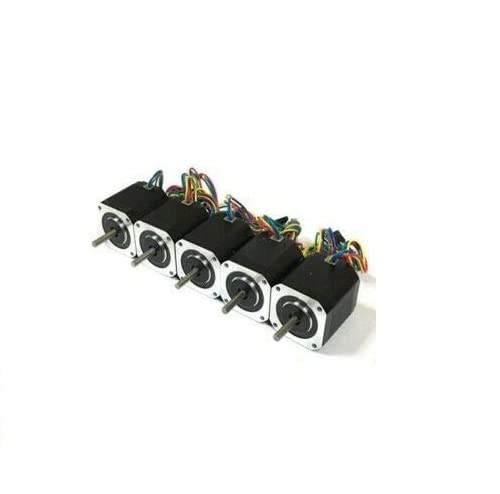 5PCS NEMA17 Stepper Motor (KL17H248-15-4A) for 3D Printer, 76 oz-in