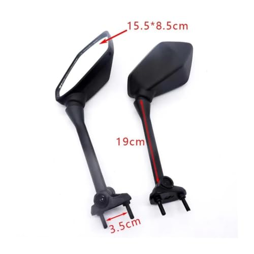 Espejos retrovisores moto ajustables para Ninja 1000 y ER6F 6