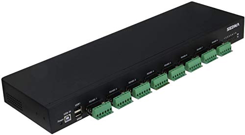 Hub USB vers 8 ports série et 2 USB 2.0 pour rack 1U 19 pouces
