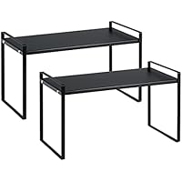 Set of 2 Kitchen Counter Organizer with 20'' Stackable Shelves