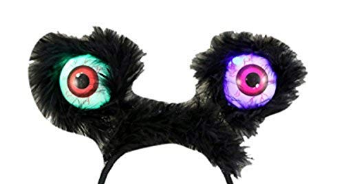 Needzo Light-Up Crazy Eyes Headband Party Accessory, 4 1/2 Inches