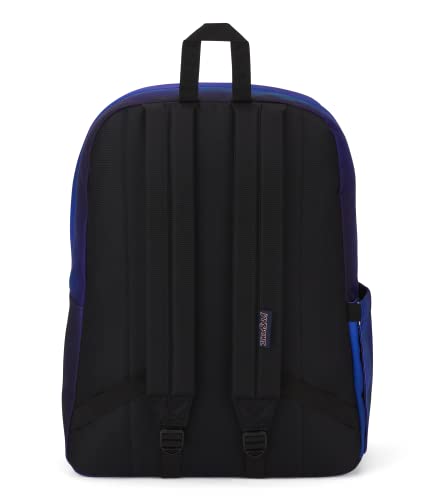 Image of JanSport SuperBreak Plus Backpack with Padded 15-inch Laptop Sleeve and Integrated Bottle Pocket - Spacious and Durable Daypack for Work and Travel - Dark Duachrome
