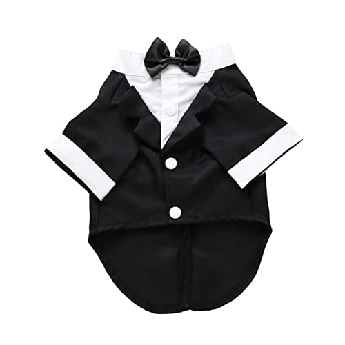 Traje formal para perros KESYOO talla L negro