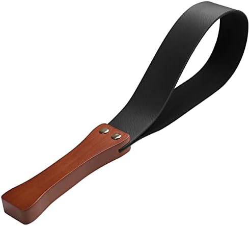 BAVIHOR Riding Crop for Horses, 19'' Equestrianism Riding Crops with Anti-Slip Wooden Handle