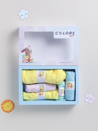 Image of Peek A Boo by Rupa Baby Boys' Gift Set, Perfect for Baby Shower Clothing Set, 100% Cotton, Ultra Soft, Breathable