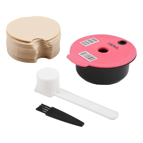 CashMuch Cápsulas de café reutilizables y tapa Slicone para máquina Bosch Tassimo