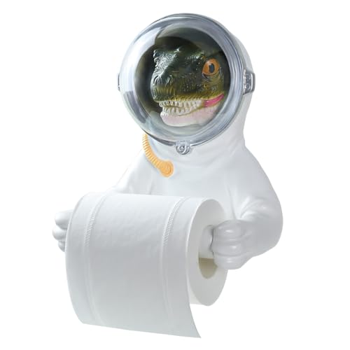 Toilet Paper Holder Dinosaur Roll Paper Holder Wall Mount Towel Rack