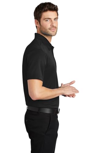 Port Authority Silk Touch Performance Polo. K540, Black, L3