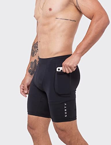 Bermuda Térmica Compressão Leve Masculina Bolso Celular SURTY Rush On