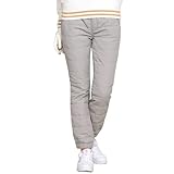 [MOSTSHOP] ダウンパンツ レディース ゴルフパンツ ゴルフウェア ボトムス 暖裏起毛 ジョガー スキニー ボア おしゃれ アウトドア 秋冬 防寒 12-ライトグレージョガー LL