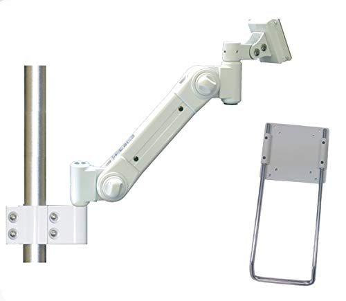 ライブクリエータ ARM2-20P40R 低荷重型液晶モニタ TV用VESA対応ポールクランプ式フレキシブルスリムアームφ40