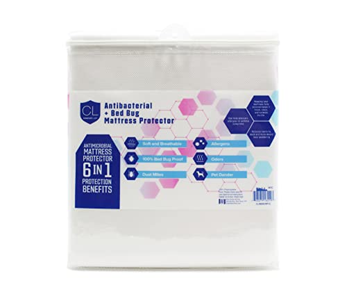 Comfort Lab Hypoallergenic Mattress Encasement - Helps Ward Off Irritating Allergens - Breathable And Noiseless Bed Cover - Fitted And Deep Pockets - Machine Washable - Hypoallergenic - King #TOP4