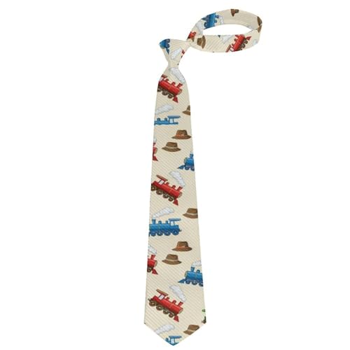 Supdreamc Men & Boys Elegant Paisley Necktie - 3D Pattern Print Slim Tie for Groomsmen2