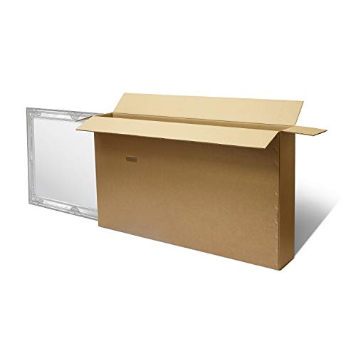 Bicycle Cardboard Box - Double Walled Solid Cardboard Bike Box for Packing, Storing & Shipping | Best for Bikes, Mirrors, TV & Artworks | with Handles and Extra Strength | Multiple Sizes