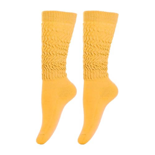 Image of Gvhntk Slouch Socks Women 80s 90s Scrunch Socks Extra Long Slouchy Sock Knee High Sock