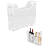 Scrapbook-Papieraufbewahrung mit Rädern, transparente Scrapbook-Aufbewahrung zum Aufbewahren von Papieren, Scrapbook-Papieren, Vinylfolien, perfekte Küchenorganisation, (Clear, One Size)