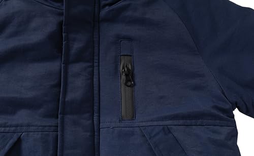 DINGDONG'S CLOSET Kid Boy Winter Coats Hooded Puffer Jacket Parka Fleece Thicken Outwear4