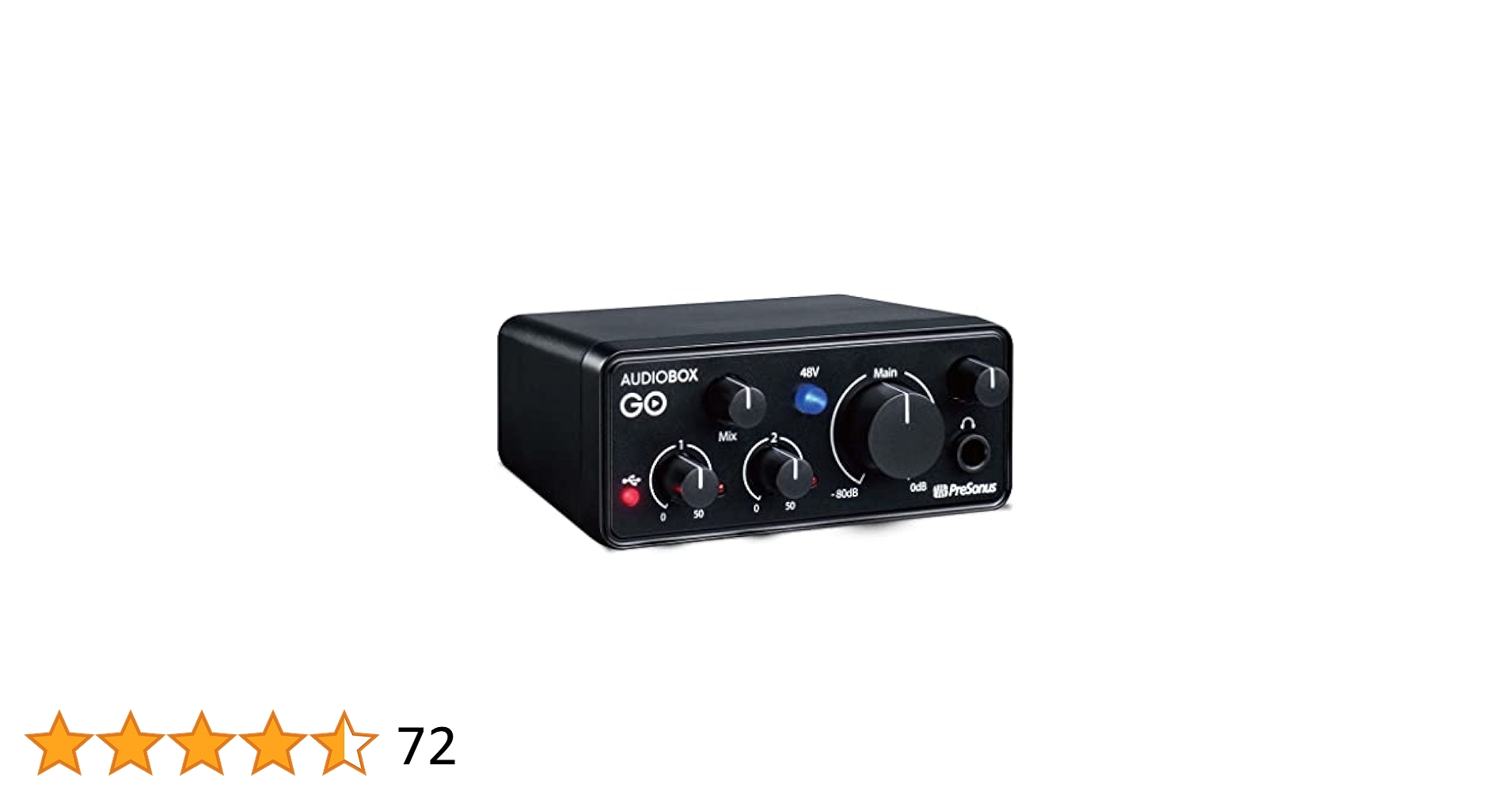 PreSonus Audiobox GO オーディオインターフェイス AudioBox GO™ – PreSonus